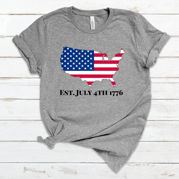 LINK TO SHOP IN "ABOUT ME." 4th of July Shirt. - Picture 1 of 1